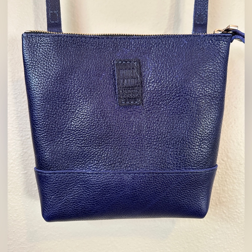 Portland Leather Cobalt Festival Bag